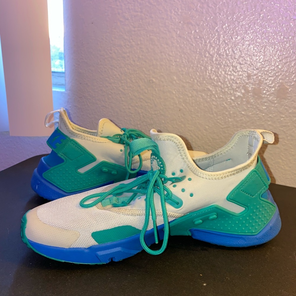 Nike air huarache drift - barley green blue orbit